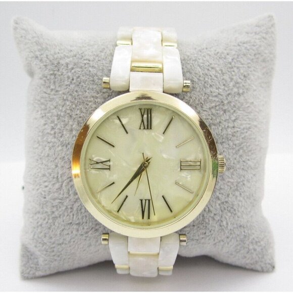 Women INC Quartz WR Analog 35mm Round Watch (H348) "New Battery" - Picture 1 of 9